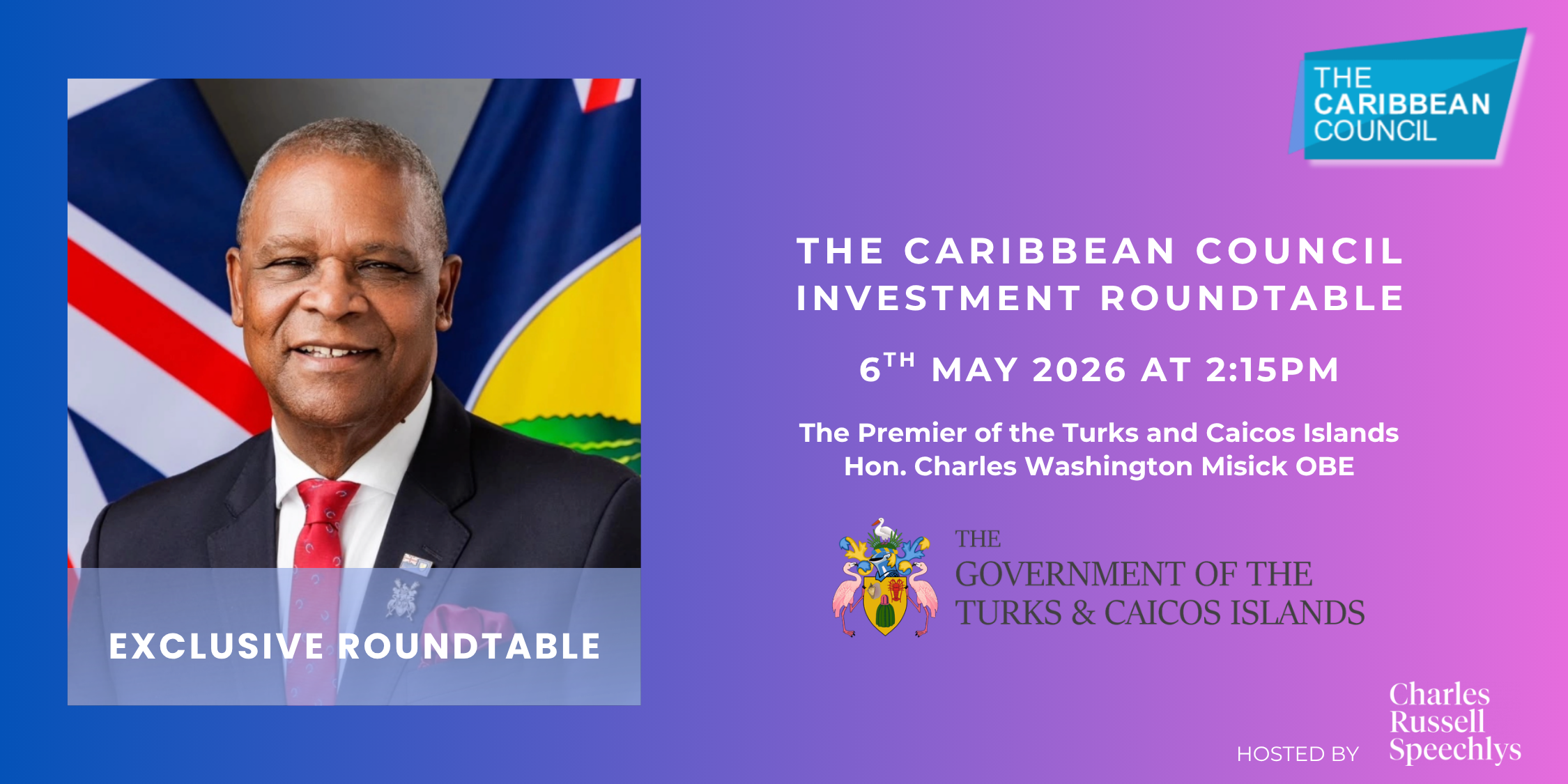 Investment Seminar with The Premier of the Turks and Caicos Islands